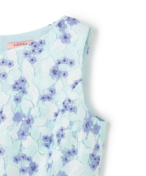 TOCCA / トッカ ロング・マキシ丈ワンピース | HYDRANGEA IN RAIN ドレス | 詳細9