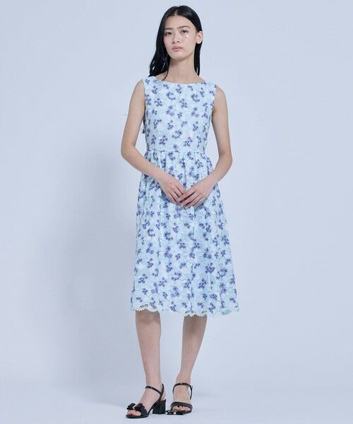 TOCCA / トッカ ロング・マキシ丈ワンピース | HYDRANGEA IN RAIN ドレス | 詳細1