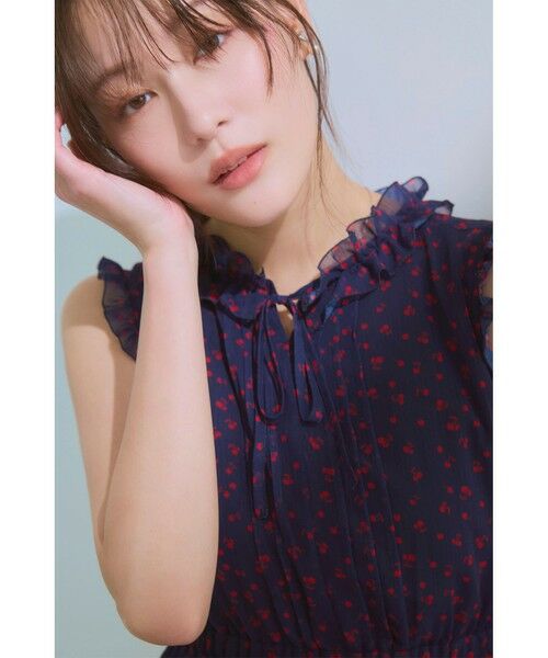 TOCCA / トッカ ロング・マキシ丈ワンピース | 【WEB限定カラーあり】SWINGING CHERRY ドレス | 詳細1