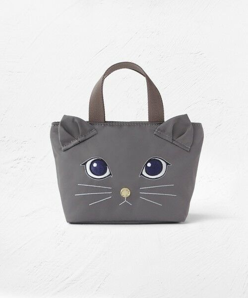 TOCCA / トッカ ポーチ | TOCCA CAT MINI POUCH ポーチ（ライトグレー系）