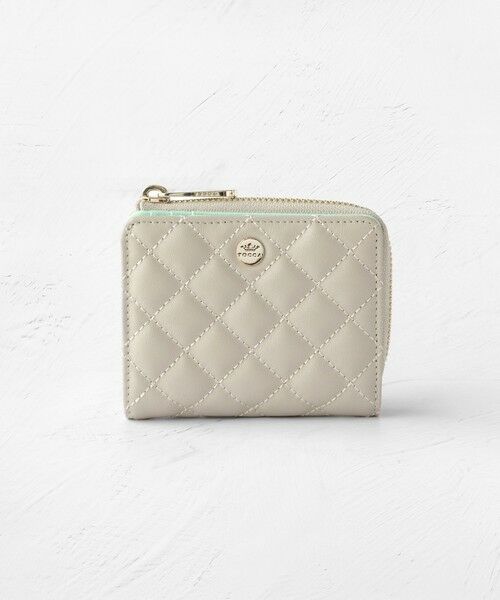 TOCCA / トッカ 財布・コインケース・マネークリップ | TRACE PAVE BIFOLD WALLET 二つ折り財布（ベージュ系）