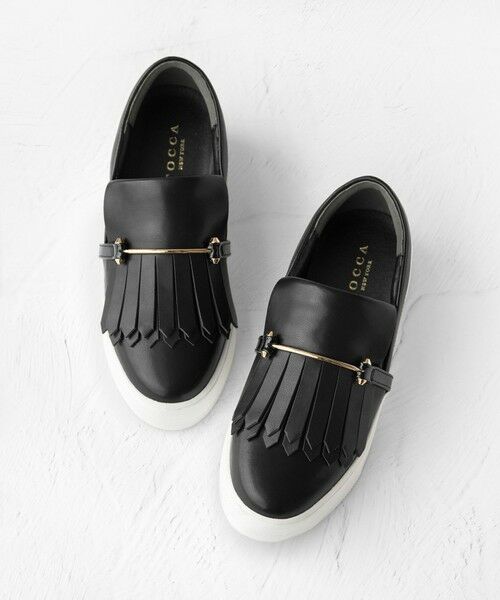 TOCCA / トッカ スニーカー | 【晴雨兼用】FRINGE SLIPON RAIN SNEAKERS スニーカー（ブラック系）