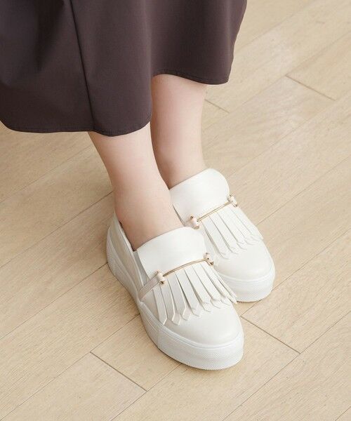 TOCCA / トッカ スニーカー | 【晴雨兼用】FRINGE SLIPON RAIN SNEAKERS スニーカー | 詳細12
