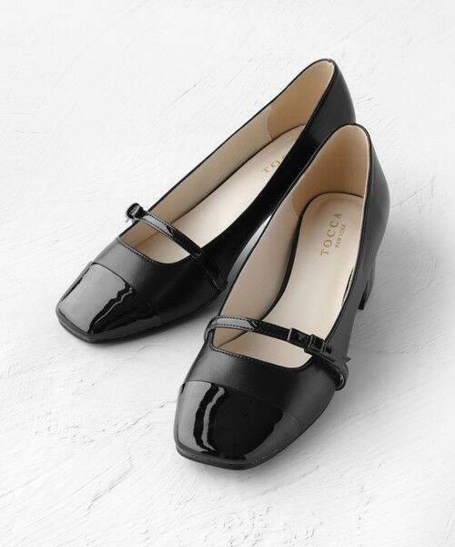 TOCCA / トッカ パンプス | RIBBON CROSSING PUMPS メリージェーン パンプス(ブラック系)