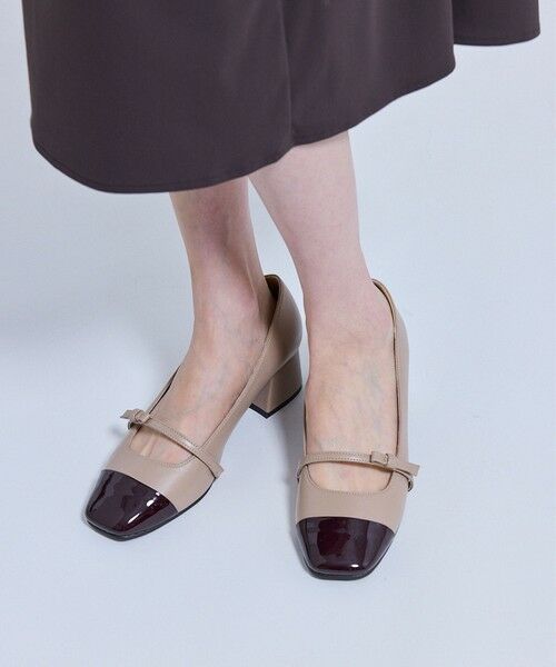TOCCA / トッカ パンプス | RIBBON CROSSING PUMPS メリージェーン パンプス(ベージュ系)