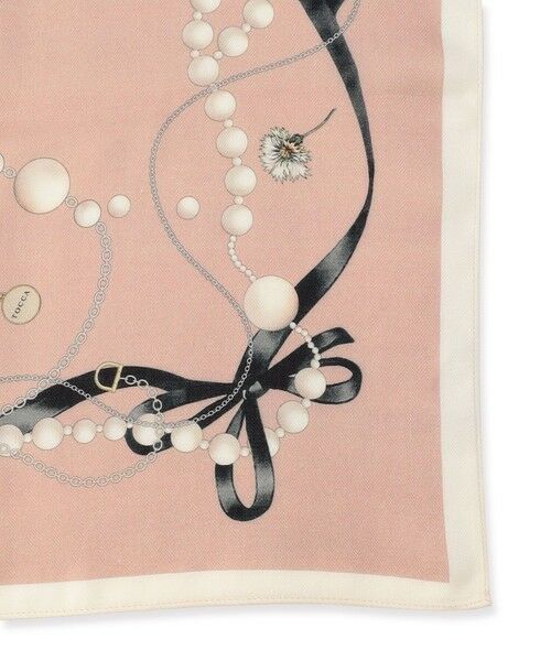 TOCCA / トッカ マフラー・ショール・スヌード・ストール | PEARL WITH RIBBON WOOL SILK SQUARE STOLE ストール | 詳細7