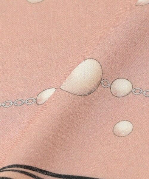 TOCCA / トッカ マフラー・ショール・スヌード・ストール | PEARL WITH RIBBON WOOL SILK SQUARE STOLE ストール | 詳細8