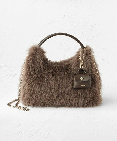 TOCCA / トッカ ショルダーバッグ | WAFFLE FUR BAG 2WAYファーバッグ | 詳細1