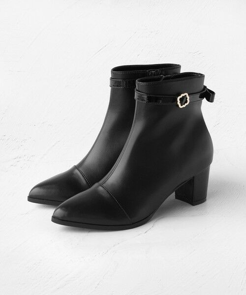 TOCCA / トッカ ブーツ（ロング丈） | TOCCA CLOVER BELTED BOOTS ブーツ（ブラック系）