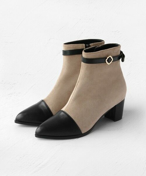 TOCCA / トッカ ブーツ（ロング丈） | TOCCA CLOVER BELTED BOOTS ブーツ（ベージュ系）