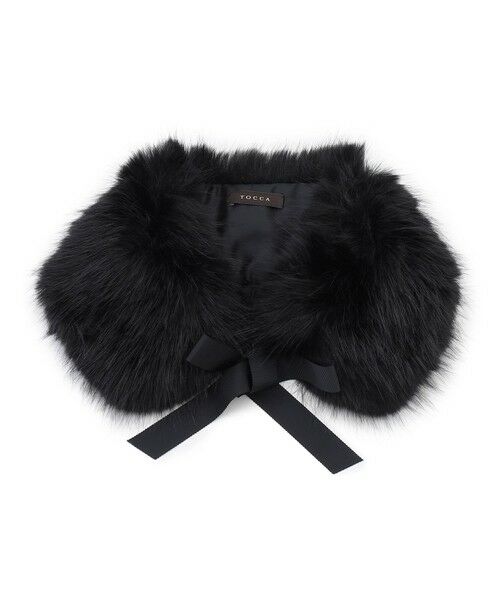 TOCCA / トッカ マフラー・ショール・スヌード・ストール | FUR COLLAR TIPPET ファーティペット（ブラック系）