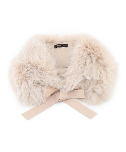 TOCCA / トッカ マフラー・ショール・スヌード・ストール | FUR COLLAR TIPPET ファーティペット（アイボリー系）
