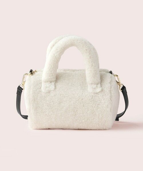 TOCCA / トッカ ショルダーバッグ | CUCCIOLO BOA BAG ファーバッグ（アイボリー系）