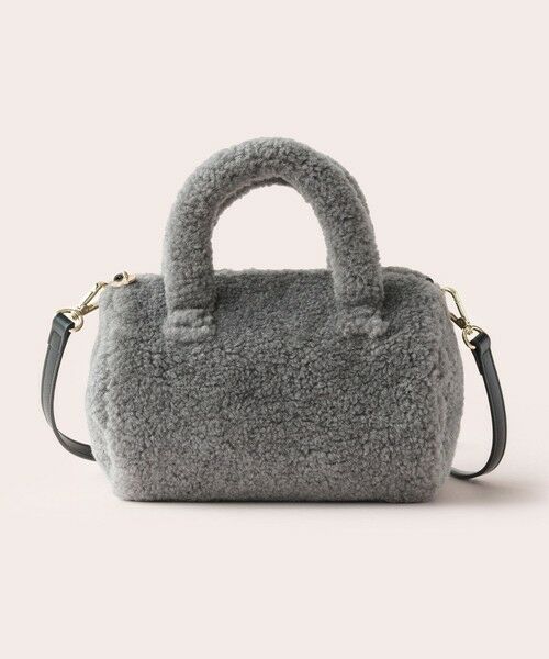 TOCCA / トッカ ショルダーバッグ | CUCCIOLO BOA BAG ファーバッグ（ライトグレー系）
