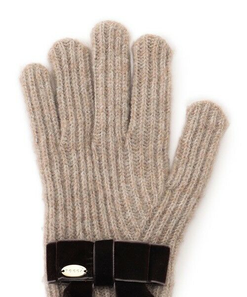 TOCCA / トッカ 手袋 | VELVET RIBBON KNIT GLOVE ニットグローブ | 詳細4