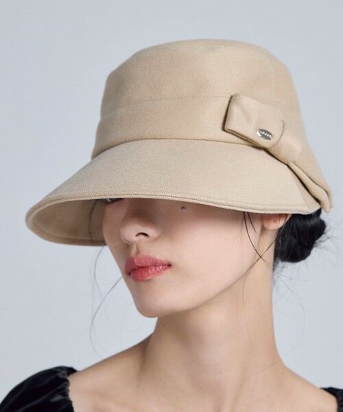 TOCCA / トッカ ハット | SIDE RIBBON WOOLY HAT ハット（ベージュ系）