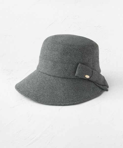 TOCCA / トッカ ハット | SIDE RIBBON WOOLY HAT ハット（ライトグレー系）
