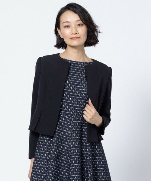 TOCCA / トッカ ノーカラージャケット | JACKET FOR LADIES ジャケット(ブラック系)