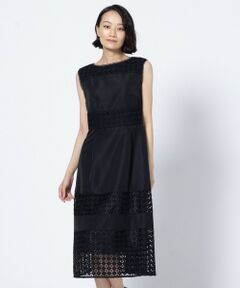 TOCCA / トッカ ロング・マキシ丈ワンピース | SQUARE FLOWER LACE ドレス
