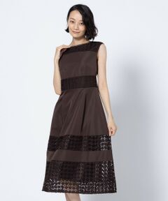 TOCCA / トッカ ロング・マキシ丈ワンピース | SQUARE FLOWER LACE ドレス