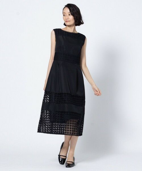 TOCCA / トッカ ロング・マキシ丈ワンピース | SQUARE FLOWER LACE ドレス | 詳細1
