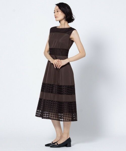 TOCCA / トッカ ロング・マキシ丈ワンピース | SQUARE FLOWER LACE ドレス | 詳細6