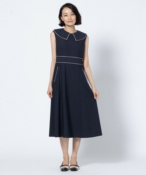 TOCCA / トッカ ロング・マキシ丈ワンピース | LADY IN STRIPE ドレス | 詳細1