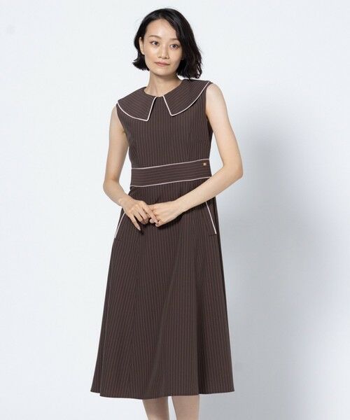 TOCCA / トッカ ロング・マキシ丈ワンピース | LADY IN STRIPE ドレス | 詳細8