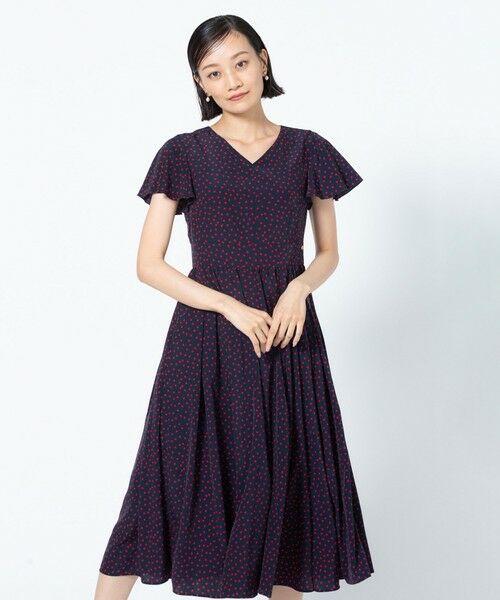 TOCCA / トッカ ロング・マキシ丈ワンピース | 【WEB限定・00サイズあり】JADE&ROUGE ドレス(レッド系5)