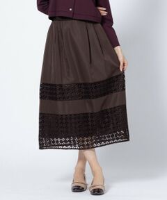 TOCCA / トッカ ミニ・ひざ丈スカート | SQUARE FLOWER LACE スカート