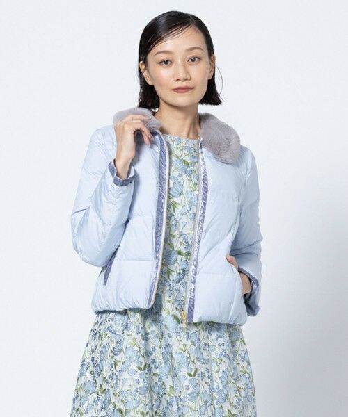 TOCCA / トッカ その他アウター | HEART SHOT ショートダウン(サックスブルー系)