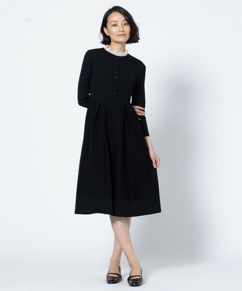 TOCCA / トッカ ミニ丈・ひざ丈ワンピース | NOBLE LACE KNIT DRESS ニットドレス | 詳細1
