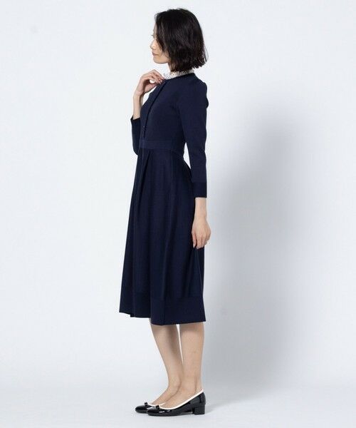 TOCCA / トッカ ミニ丈・ひざ丈ワンピース | NOBLE LACE KNIT DRESS ニットドレス | 詳細5