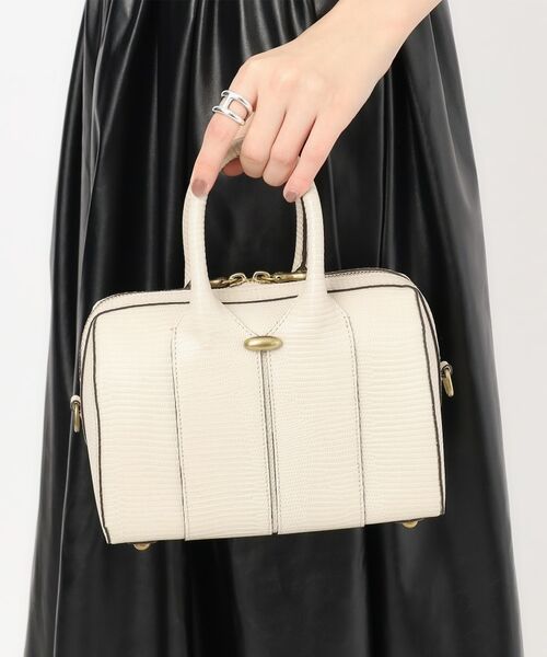 TOFF&LOADSTONE / トフ アンド ロードストーン ハンドバッグ | ハイエンドリザードボストン | 詳細19