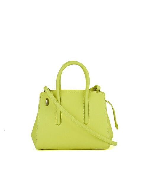 TOFF&LOADSTONE / トフ アンド ロードストーン ハンドバッグ | ジョリー ライトシュリンク（S）（レモンイエロー(031)）