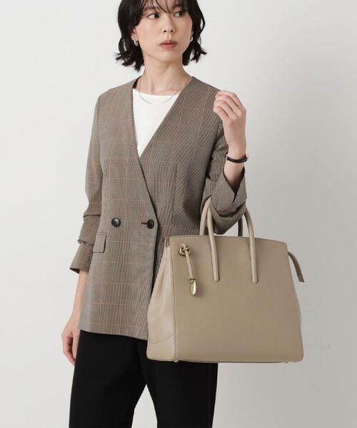 TOFF&LOADSTONE / トフ アンド ロードストーン トートバッグ | ジョリー ライトシュリンク （L） | 詳細5