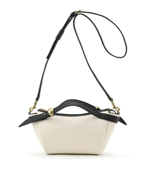 TOFF&LOADSTONE / トフ アンド ロードストーン ショルダーバッグ | 【Coquille canvas】 コキーユ キャンバス（ブラック(019)）