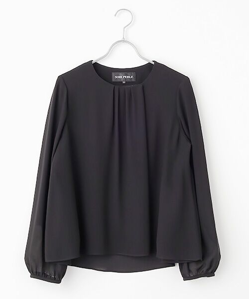 TOKYO SOIR/トウキョウソワール ブラックフォーマル ブラウス ブラック 13号 TOKYO SOIR/トウキョウソワール ブラックフォーマル ブラウス ブラック 13号