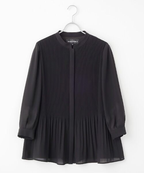 TOKYO SOIR/トウキョウソワール ブラックフォーマル ブラウス ブラック 9号 TOKYO SOIR/トウキョウソワール ブラックフォーマル ブラウス ブラック 9号