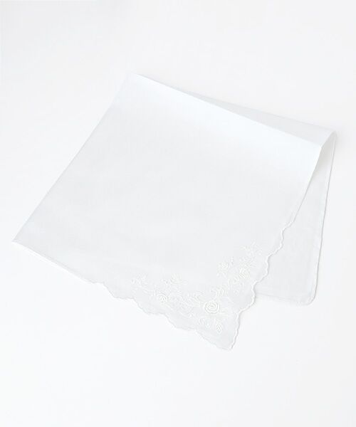 TOKYO SOIR / トウキョウソワール ハンカチ | ハンカチ（白）