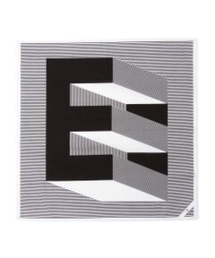 TOMORROWLAND / トゥモローランド ハンカチ | BLUE WORK イニシャル入りコットンハンカチ