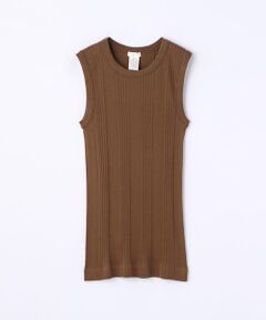 TOMORROWLAND / トゥモローランド カットソー | コットン ノースリーブプルオーバー