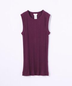 TOMORROWLAND / トゥモローランド カットソー | コットン ノースリーブプルオーバー