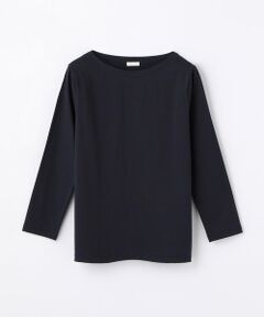 TOMORROWLAND / トゥモローランド カットソー | ファインコットン ボートネックプルオーバー