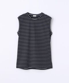 TOMORROWLAND / トゥモローランド カットソー | ファインコットン ノースリーブプルオーバー