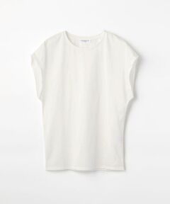 TOMORROWLAND / トゥモローランド カットソー | コットンジャージー フレンチスリーブプルオーバー