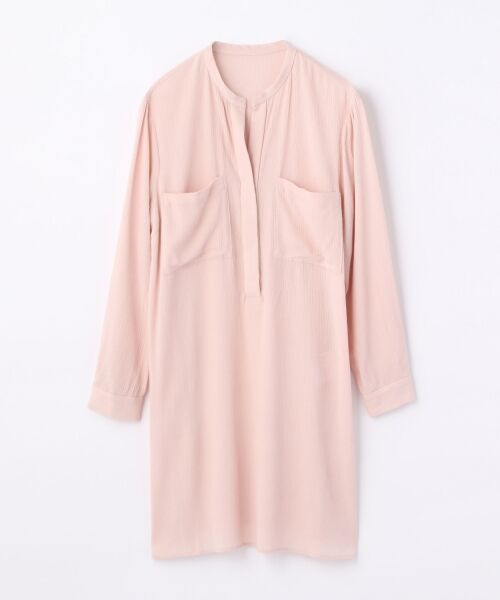 セール レーヨン楊柳 ノーカラーロングシャツ シャツ ブラウス Tomorrowland トゥモローランド ファッション通販 タカシマヤファッションスクエア