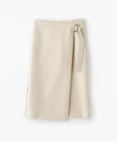 TOMORROWLAND / トゥモローランド ミニ・ひざ丈スカート | フェイクスエード ラップスカート