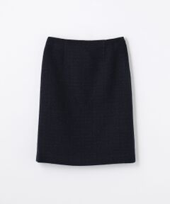 TOMORROWLAND / トゥモローランド ミニ・ひざ丈スカート | ミックスツイード Iラインスカート