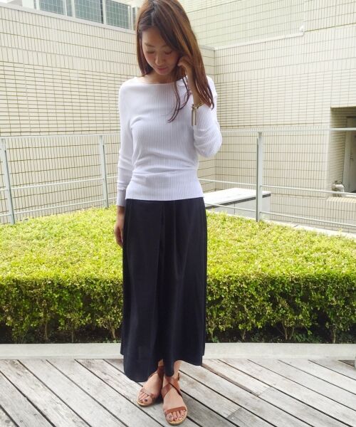 セール ハイツイストコットン ラップガウチョパンツ その他パンツ Tomorrowland トゥモローランド ファッション通販 タカシマヤファッションスクエア